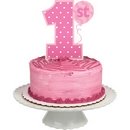 Décoration gâteau chiffre 1 Fée 1er anniversaire 25 X 17 cm