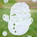 Décorations bonhomme de neige de Noël pour fenêtre