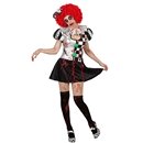 Déguisement arlequin sexy ensanglanté femme