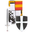 Déguisement avec accessoires Chevalier Enfant