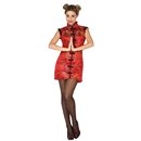 Déguisement chinoise rouge femme