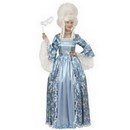 Déguisement dame de la cour femme bleu