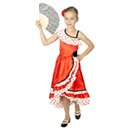 Déguisement danseuse espagnole à pois fille
