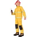 Déguisement de pompier américain jaune enfant