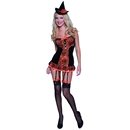 Déguisement sorcière sexy toile d\'araignée orange femme