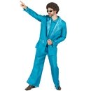 Déguisement disco bleu homme