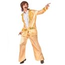 Déguisement disco doré homme