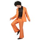 Déguisement disco orange adulte