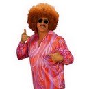 Chemise disco rouge adulte homme