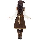 Déguisement pirate marron femme