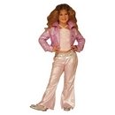 Déguisement pop star rose fille