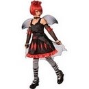 Déguisement princesse gothique chauve souris enfant