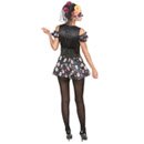 Déguisement tête de mort colorée femme Dia de los muertos