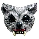Demi-masque loup féroce adulte Halloween