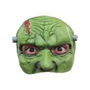 Demi masque monstre vert homme