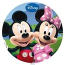 Disque azyme 20 cm Mickey & Minnie