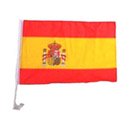 Drapeau pour voiture supporter Espagne 30 X 46 cm