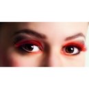 Faux cils courts rouges adulte