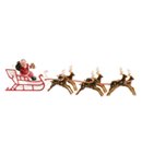 Décoration gâteau Traîneau du Père Noël 22 cm