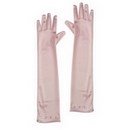 Gants longs roses enfant