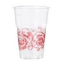Gobelets Crystal arabesque rouge