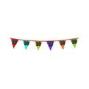 Guirlande fanions holographiques chiffre 30