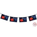 Guirlande papier ignifugé RIP squelette Halloween 4 mètres