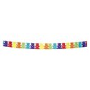 Guirlande multicolore papier nounours 4 mètres