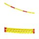 2Guirlandes papier supporter Espagne 3 m
