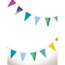 Guirlande petits fanions multicolores 2 m