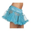 Jupon bleu turquoise en tulle femme