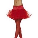 Jupon rouge en tulle femme