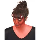 Kit maquillage démon avec lentilles fantaisie adulte Halloween