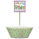 Kit pour cupcakes Anniversaire Acidulé