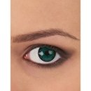 Lentilles de contact fantaisie vertes et noires adulte