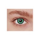 Lentilles de contact fantaisie vertes et noires adulte