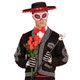Loup coloré rose pailletté adulte Dia de los muertos