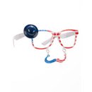 Lunettes avec moustaches USA adulte