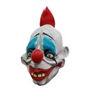 Masque 3/4 de clown rouge