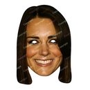 Masque carton Kate Middleton