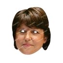 Masque carton Martine Aubry