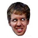 Masque carton Sebastian Vettel
