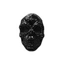 Masque squelette noir adulte Halloween