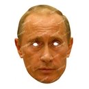 Masque carton Vladimir Poutine