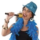 Micro de chanteur doré