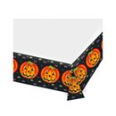 Nappe en plastique citrouille Halloween