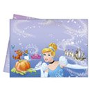 Nappe bleue en plastique Cendrillon™ 120 x 180 cm