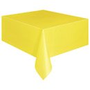 Nappe rectangulaire en plastique jaune