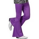 Pantalon disco homme violet