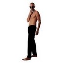 Pantalon stripteaseur noir adulte